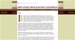Desktop Screenshot of hbl.lzmk.hr
