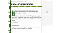 Desktop Screenshot of nogomet.lzmk.hr